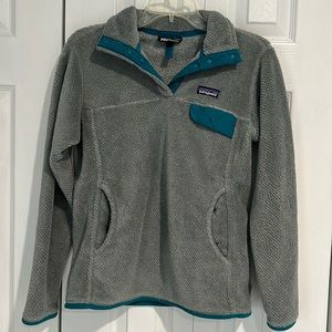 Gray & Teal Patagonia Sweater